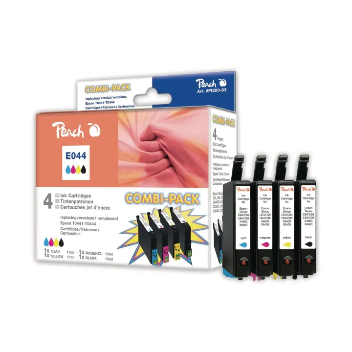 Peach Kits d’encre Epson T0481-T0486 C-M-Y-BK-CL-ML