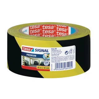 tesa Ruban de délimitation Signal 66 mx 50 mm Noir-Jaune