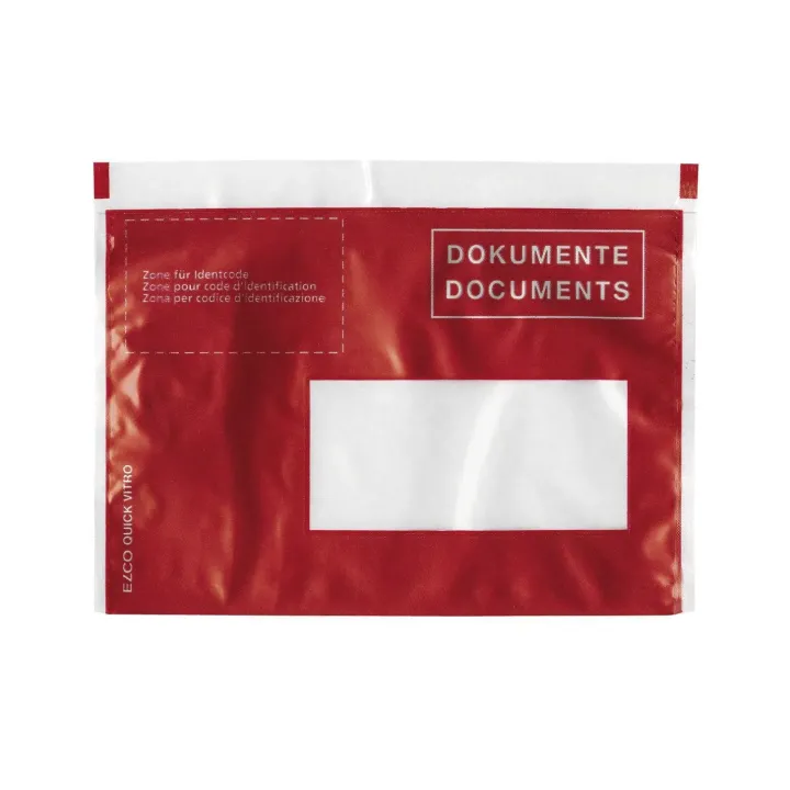 ELCO Pochette pour documents Quick Vitro C6 fenêtre à droite, 250 pièces