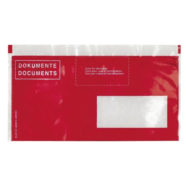 ELCO Pochette pour documents Quick Vitro C5-6 Fenêtre droite, 250 pièces