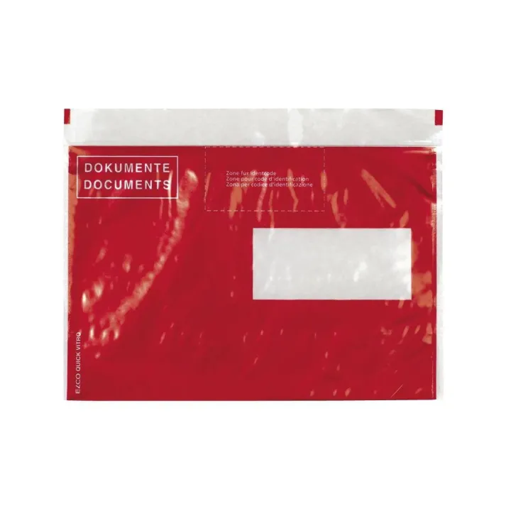 ELCO Pochette pour documents Quick Vitro C5 Fenêtre droite, 250 pièces