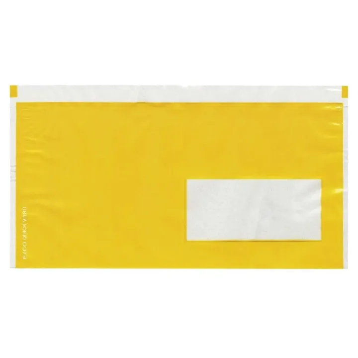 ELCO Pochette pour documents Quick Vitro C5-6 Jaune, 250 pièces