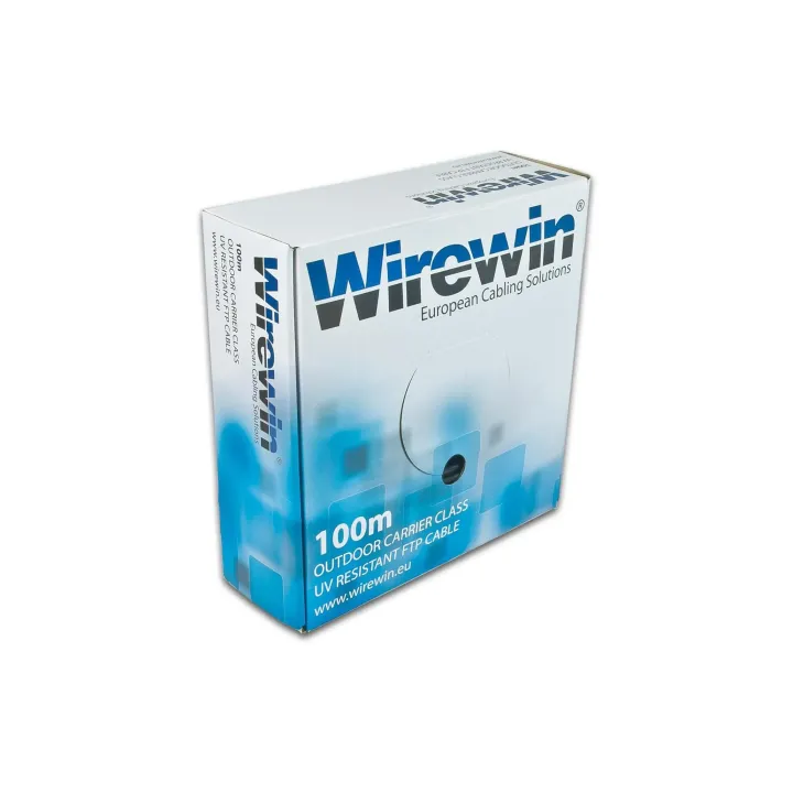 Wirewin Câble de renvoi VKBOX OUTDOOR 100.0 Cat 5e, FTP, 100 m, Noir