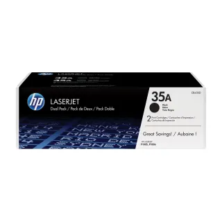 HP Toner Nr. 35A (CB435AD) Black (paquet de 2)