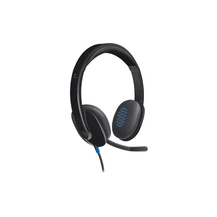 Logitech Écouteurs H540 USB Stereo noir