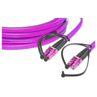 Lightwin Câble patch à fibre optique LC-LC, Multimode, OM4, 20m