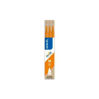 Pilot Cartouche Frixion Refill 3 pièces, Orange, 0.7 mm