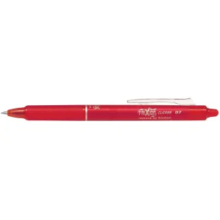 Pilot Stylo à bille roulante Frixion Clicker 0.7 mm Rouge, moyen