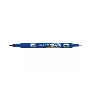 Pilot Marqueur indélébile Twin Bleu