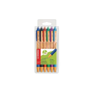 STABILO Stylo bille pointball Multicolore, 6 pièces