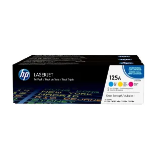 HP Toner Nr. 125A (CF373AM) Cyan-Magenta-Yellow