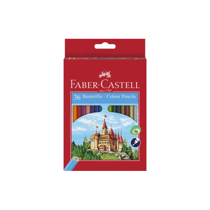 Faber-Castell Crayons de couleur Castle Eco 36 pièces