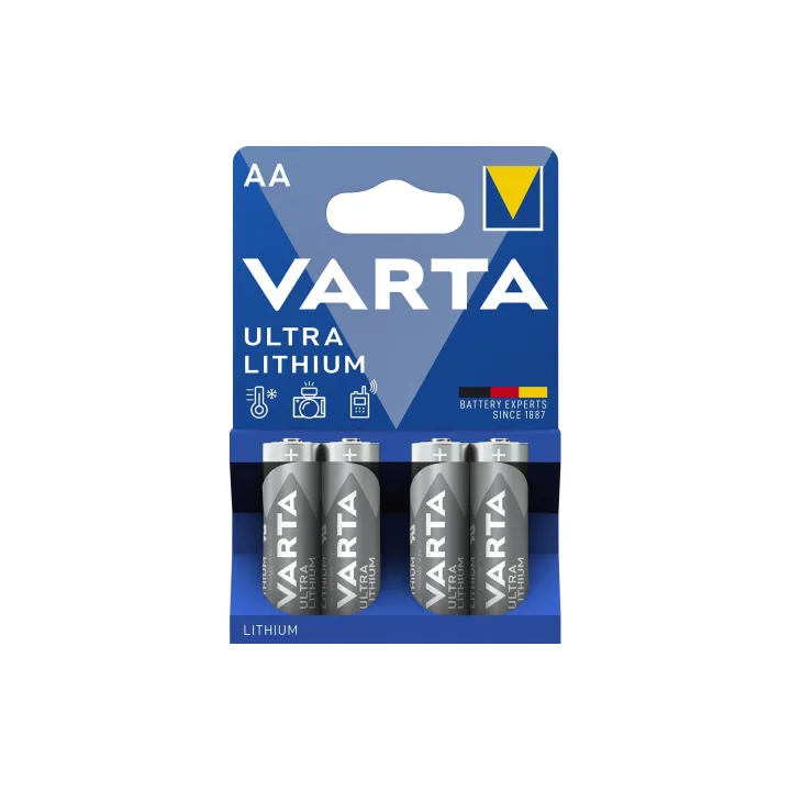 Varta Pile Ultra Lithium AA 4 Pièce-s