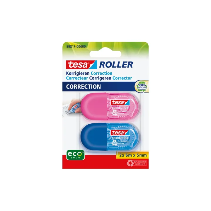 tesa Roller de correction ecoLogo mini 5 mm