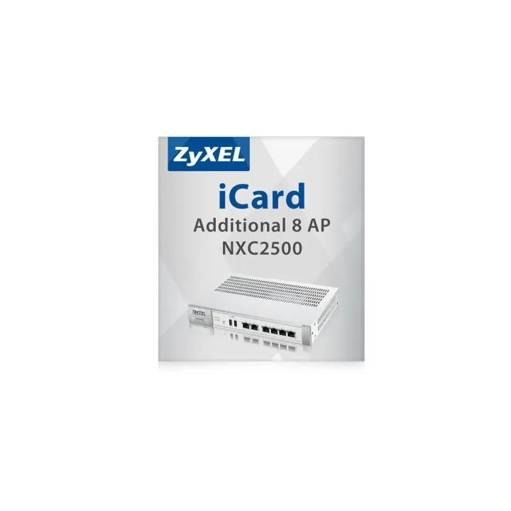 Zyxel Licence iCard NXC2500 WLAN-Controller +8 APs Illimité