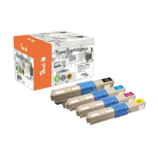 Peach Kits de toner OKI 44469803 - 704-6 BK, C, M, Y