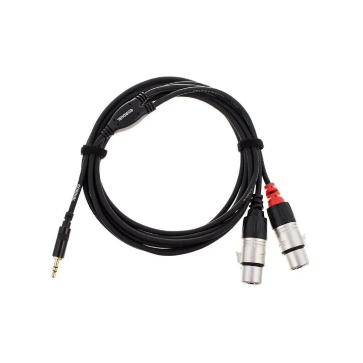 Cordial Câble audio CFY 3 WFF jack 3.5 mm - XLR 3 m