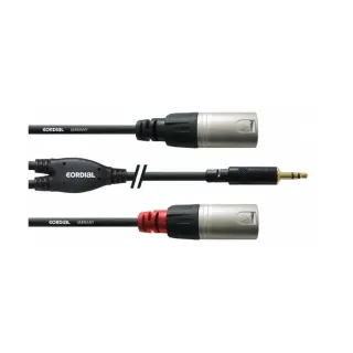 Cordial Câble audio CFY 3 WMM jack 3.5 mm - XLR 3 m