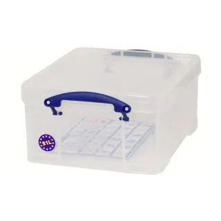 Really Useful Box Boîte de rangement 21 litres, Transparent