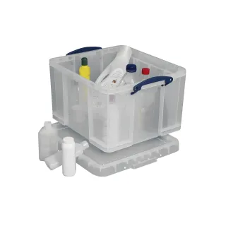 Really Useful Box Boîte de rangement 42 litres Transparent