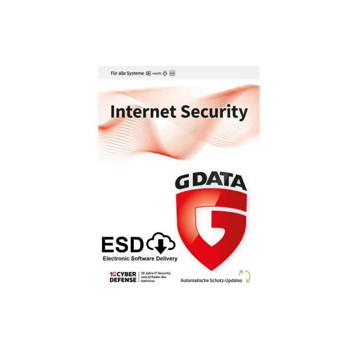 G DATA InternetSecurity Version complète, 3 appareils, 1 an