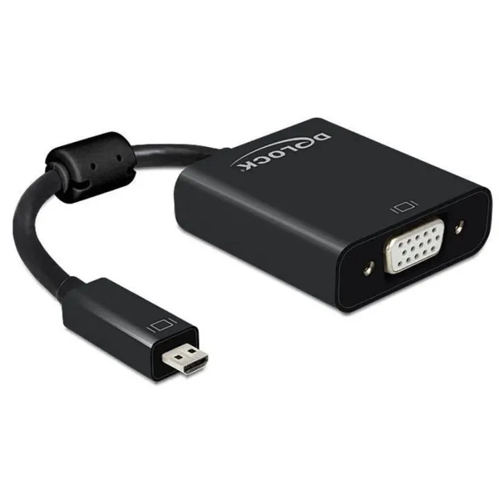 Delock Câble adaptateur Micro-HDMI – VGA avec audio