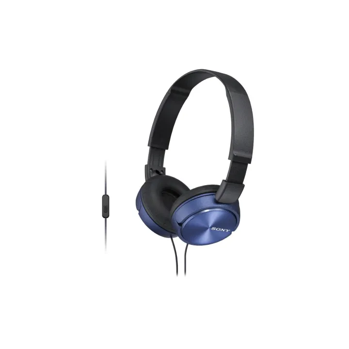 Sony Casques extra-auriculaires MDR-ZX310AP Noir  Bleu