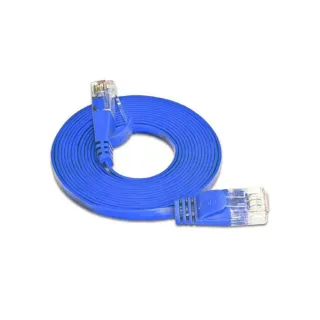 SLIM Câble patch slim RJ-45 - RJ-45, Cat 6, UTP, 1 m, Bleu