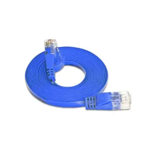 SLIM Câble patch slim RJ-45 - RJ-45, Cat 6, UTP, 5 m, Bleu