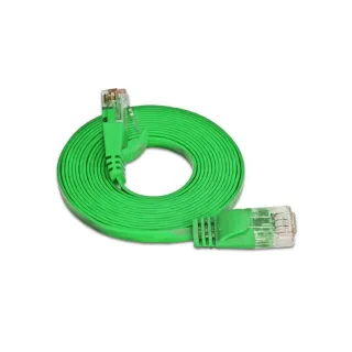 SLIM Câble patch slim RJ-45 - RJ-45, Cat 6, UTP, 0.1 m, Vert