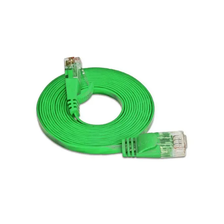 SLIM Câble patch slim RJ-45 - RJ-45, Cat 6, UTP, 0.5 m, Vert