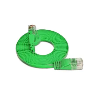 SLIM Câble patch slim RJ-45 - RJ-45, Cat 6, UTP, 10 m, Vert