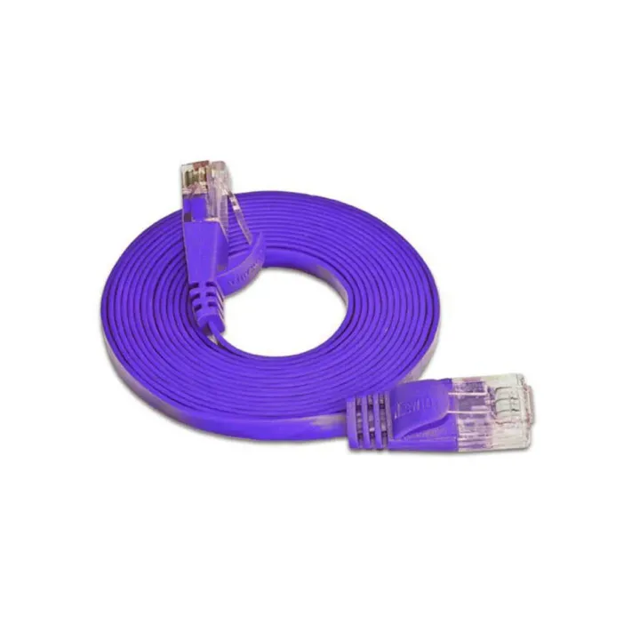 SLIM Câble patch slim RJ-45 - RJ-45, Cat 6, UTP, 2 m, Violet