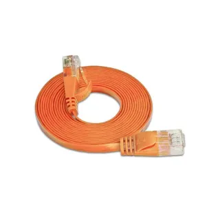 SLIM Câble patch slim RJ-45 - RJ-45, Cat 6, STP, 25 m, Orange