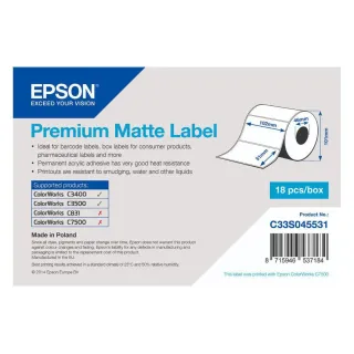 Epson Rouleau à étiquettes Premium 102 x 51 mm