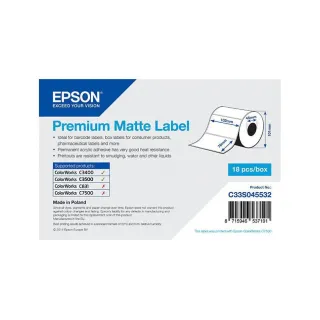 Epson Rouleau à étiquettes Premium 102 x 76 mm