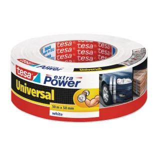 tesa Ruban adhésif extra Power Universal 50 mm x 50 m, blanc