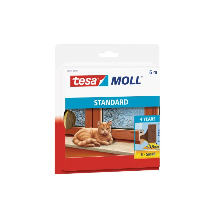 tesa Ruban d’étanchéité MOLL Standard 1 Pièce-s, Brun