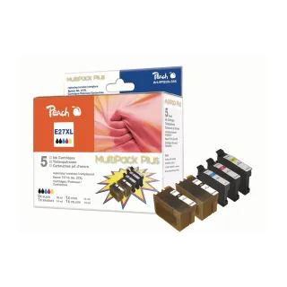 Peach Kits d’encre Epson T27 C, M, Y, 2x BK