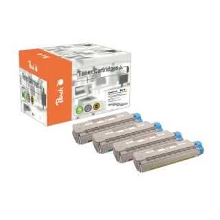 Peach Kits de toner OKI C5850-Series BK, C, M, Y