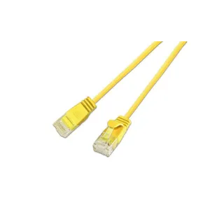 SLIM Câble patch slim RJ-45 - RJ-45, Cat 6, UTP, 5 m, Jaune