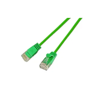 SLIM Câble patch slim RJ-45 - RJ-45, Cat 6, UTP, 0.5 m, Vert