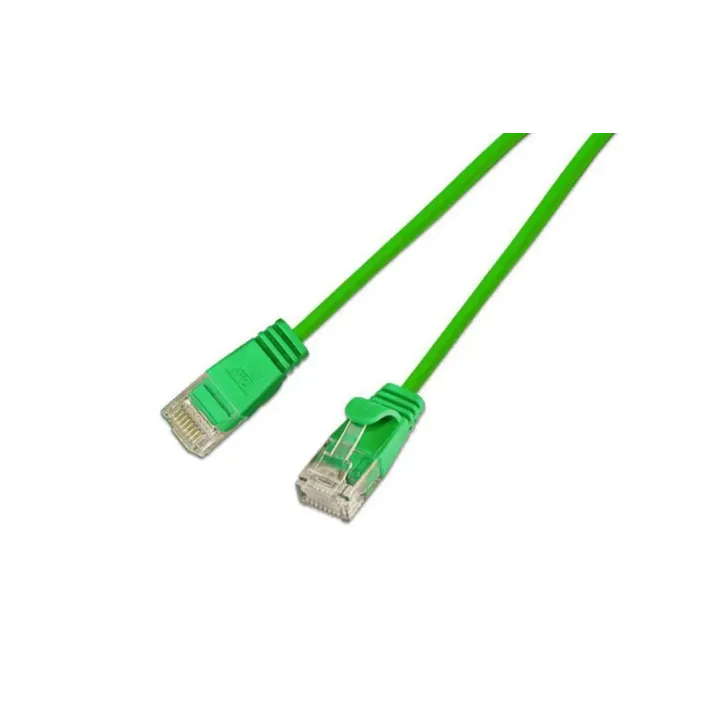 SLIM Câble patch slim RJ-45 - RJ-45, Cat 6, UTP, 3 m, Vert