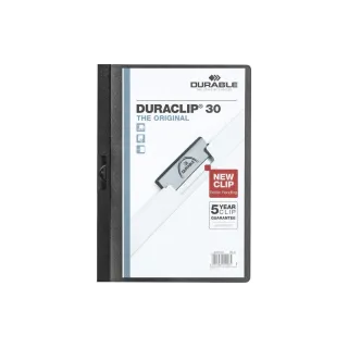 DURABLE Chemises à clip Duraclip 30 A4 5 x Noir