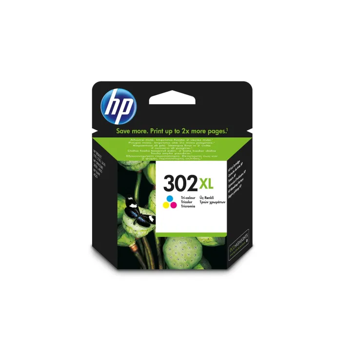 HP Encre Nr. 302XL (F6U67AE) Cyan-Magenta-Yellow