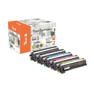 Peach Kits de toner Brother TN-230 2x noir, 1x cyan, magenta, jaune