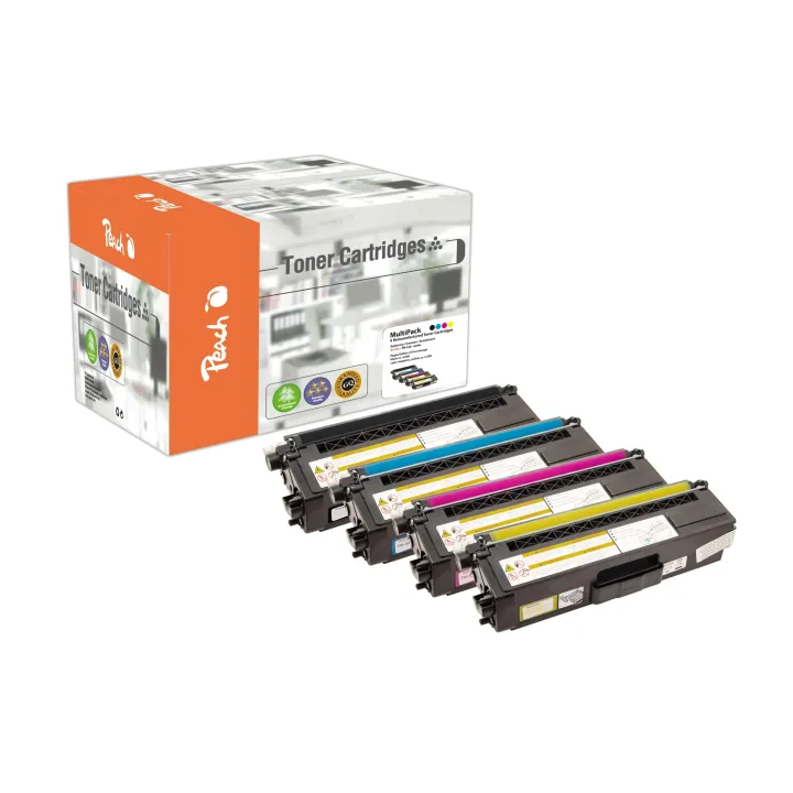 Peach Kits de toner Brother TN-326 BK, C, M, Y