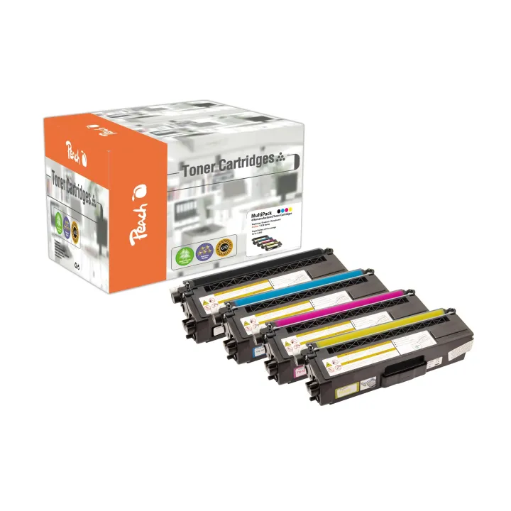 Peach Kits de toner Brother TN-328 BK, C, M, Y