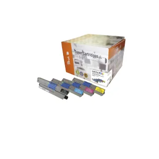 Peach Kits de toner OKI 4446 BK, C, M, Y