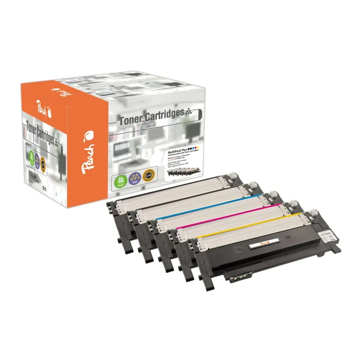 Peach Kits de toner Samsung CLT-406S 2x BK, 1x C, M, Y